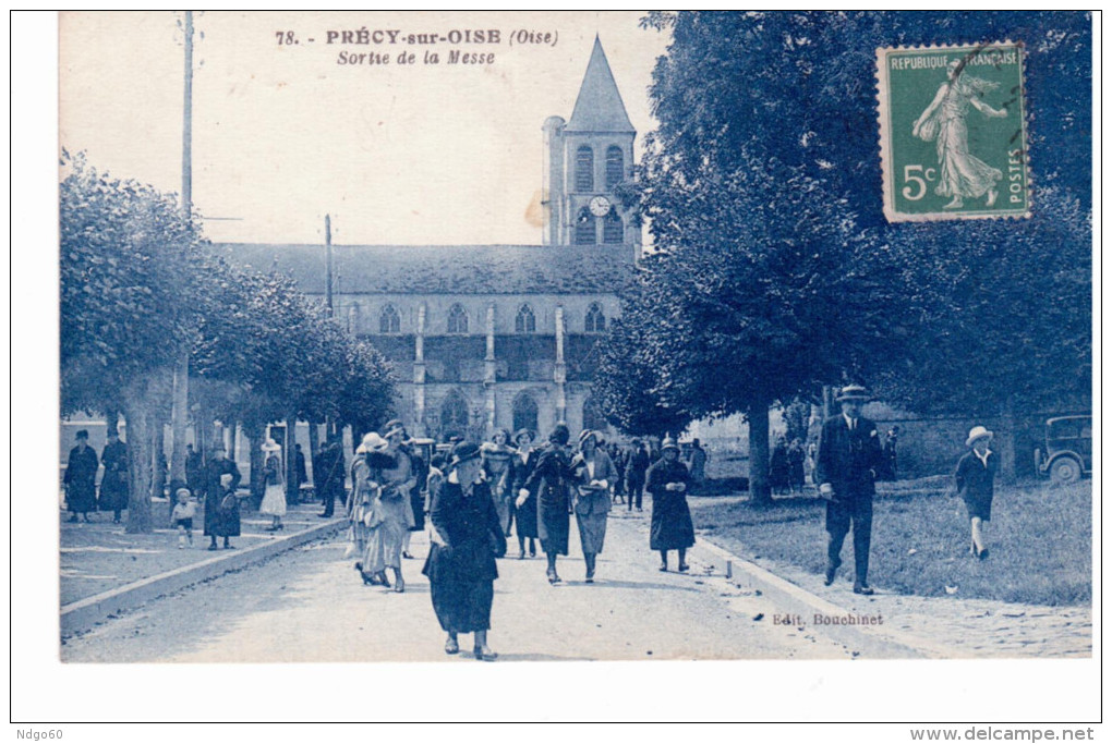 Précy Sur Oise - Sortie De Messe - Précy-sur-Oise