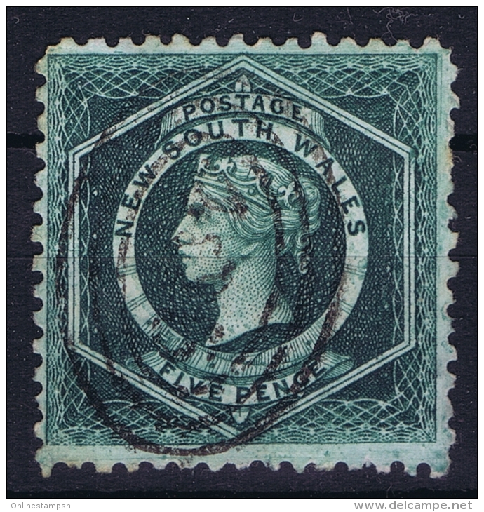 New South Wales NSW, Mi Nr 26  A, Green Perfo 12  Used - Used Stamps