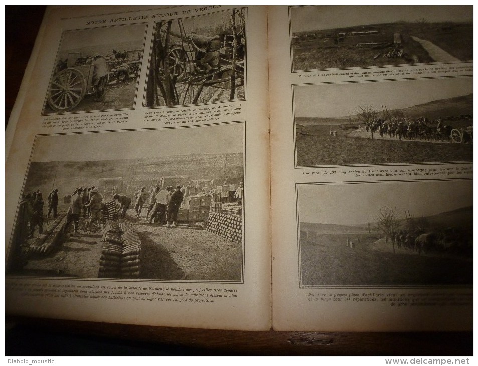 1916 LPDF: Théâtre Sous Les Obus;Tout Sur Les Nouveaux AVIATIKS;Vallona;Russes En ARMENIE;L' épée D'Alexandre De SERBIE - Français