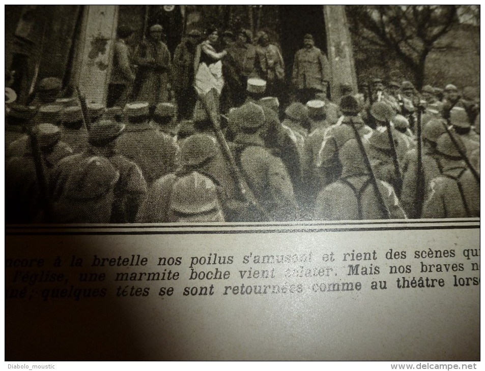 1916 LPDF: Théâtre sous les obus;Tout sur les nouveaux AVIATIKS;Vallona;Russes en ARMENIE;L' épée d'Alexandre de SERBIE