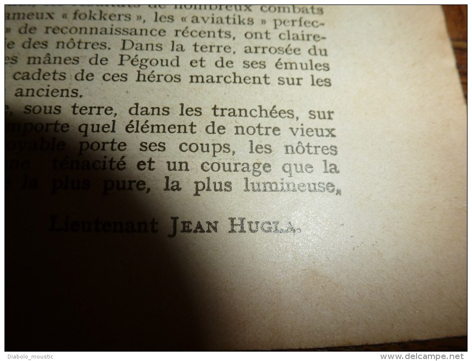 1916 LPDF: Théâtre sous les obus;Tout sur les nouveaux AVIATIKS;Vallona;Russes en ARMENIE;L' épée d'Alexandre de SERBIE