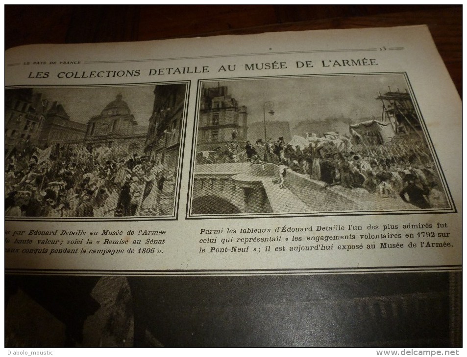 1916 LPDF: Théâtre sous les obus;Tout sur les nouveaux AVIATIKS;Vallona;Russes en ARMENIE;L' épée d'Alexandre de SERBIE