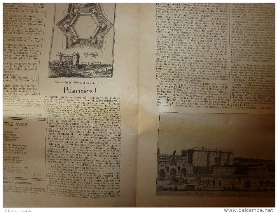 1935 VDC 20 revues: AIGUILLAGE DORE par Jeanne de Coulomb; La Malmaison;Bastille;Ste-An ne d'Auray;Légende Mt-St-Michel