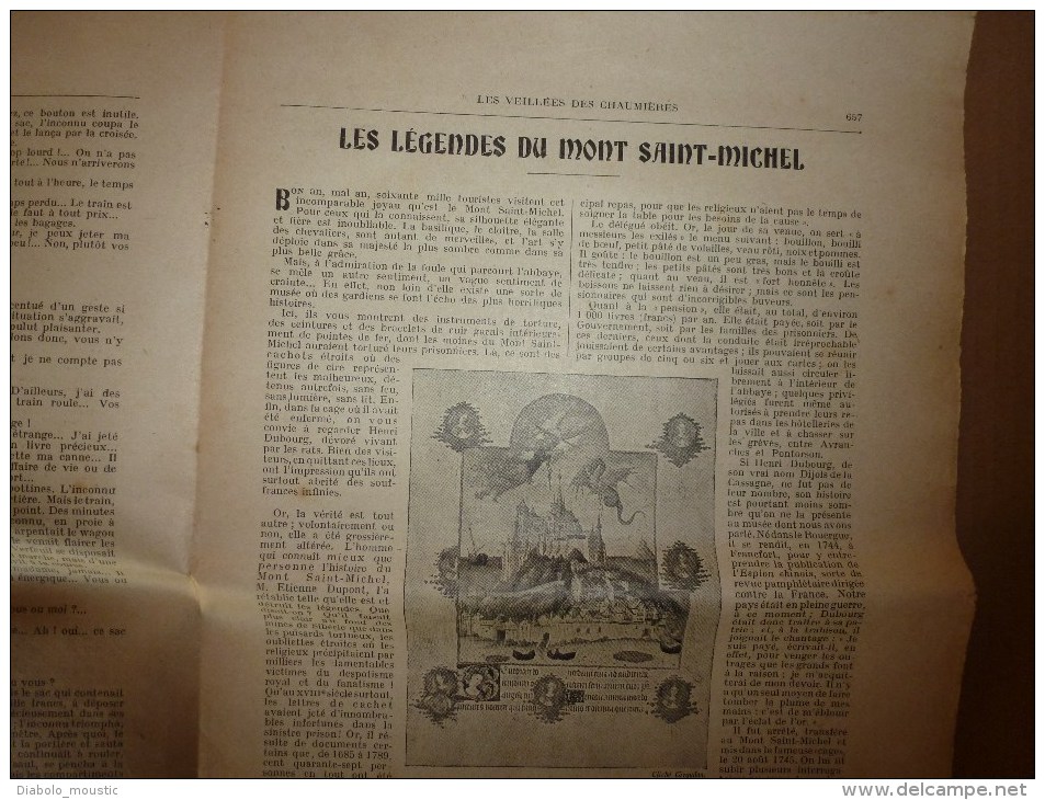 1935 VDC 20 revues: AIGUILLAGE DORE par Jeanne de Coulomb; La Malmaison;Bastille;Ste-An ne d'Auray;Légende Mt-St-Michel