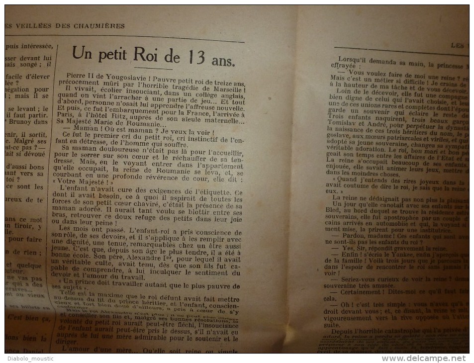 1935 VDC 22 revues: SOLITUDE DU COEUR par Cl.Véla; J. d´Arc;Enseignes pittoresques;Palais-Royal ; BIDON V; Roi Pierre II