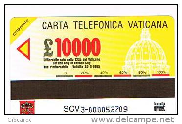 VATICANO (VATICAN) - C&C  6003 - NATALE - SCHEDA N.3 (NUOVA) - RIF. CP - Timbres & Monnaies