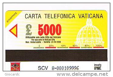 VATICANO (VATICAN) - C&C  6008 - NATALE  - SCHEDE N. 8 (NUOVA) - RIF. CP - Natale