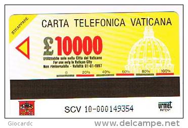 VATICANO (VATICAN) - C&C  6010 -  X GIORNATA MONDIALE GIOVENTU' A MANILA  - SCHEDA N. 10 (NUOVA) - RIF. CP - Vatikan