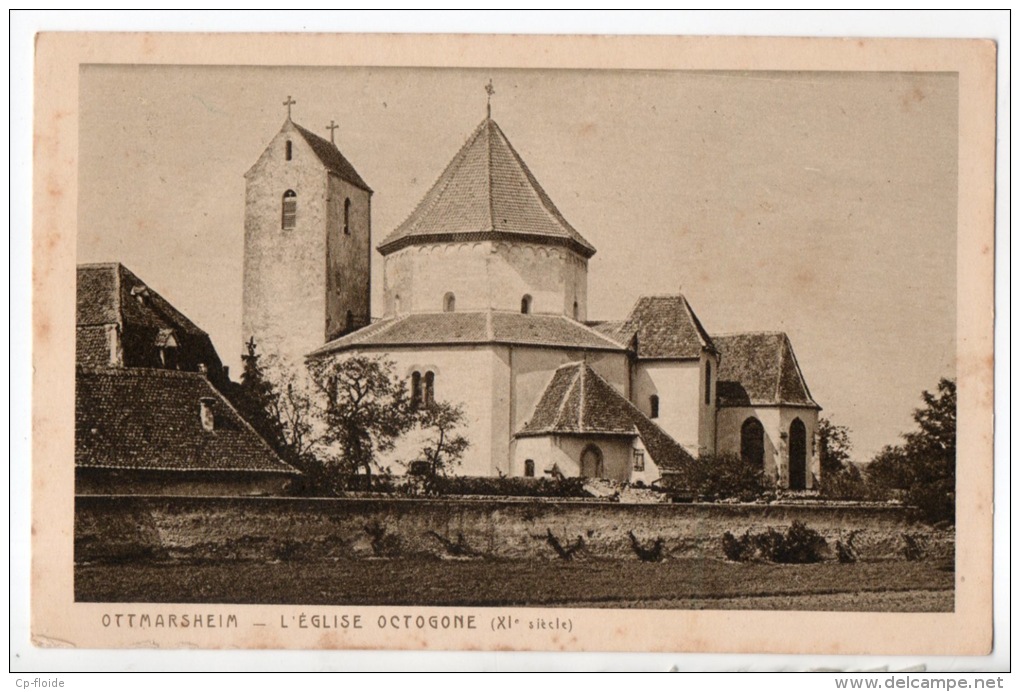 68 - OTTMARSHEIM . L'ÉGLISE OCTOGONE - Réf. N°7297 - - Ottmarsheim