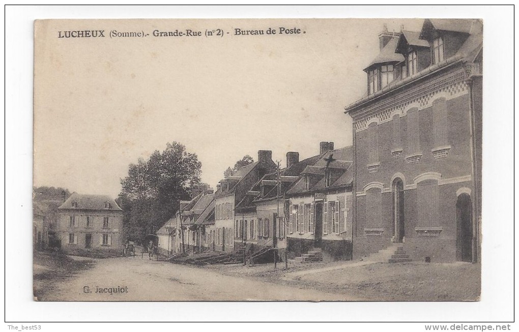 Lucheux  -  Grande Rue  -  Bureau De Poste - Lucheux