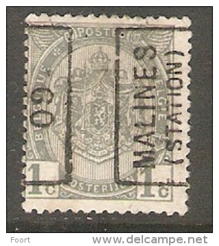 Malines Station 1909 Nr. 1327Azz - Roller Precancels 1900-09