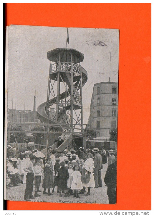 Spectacle -  La Fête Forraine - Le Toboggan (vue Générale) (état) - Kermissen