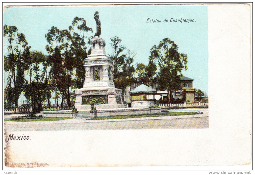 Estatua De Cuauhtemoc -  Mexico - Mexico