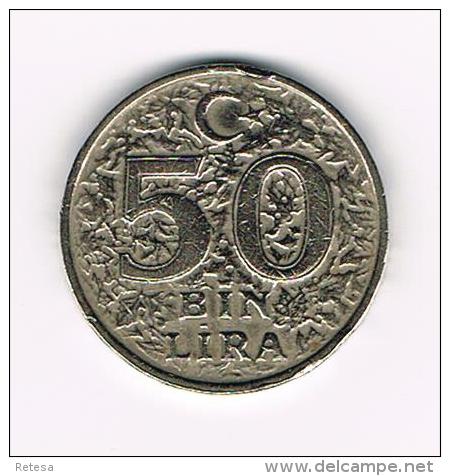 ¨¨ TURKIJE  50 BIN  LIRA   1999 - Turquia