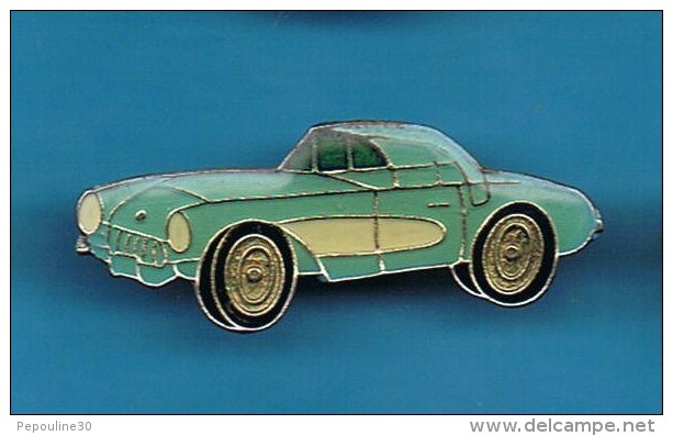 PIN´S //  . CHEVROLET CORVETTE TURQUOISE - Corvette