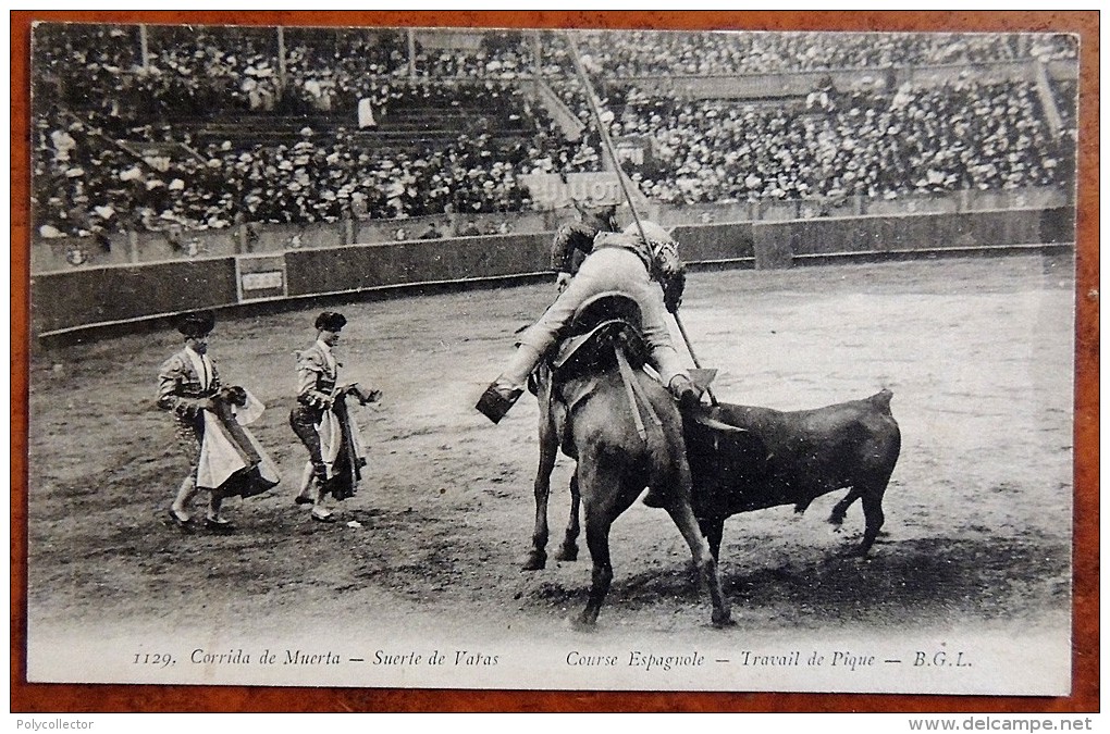 CPA Corrida - Editeur BGL N° 1129 Travail De Pique - Corrida