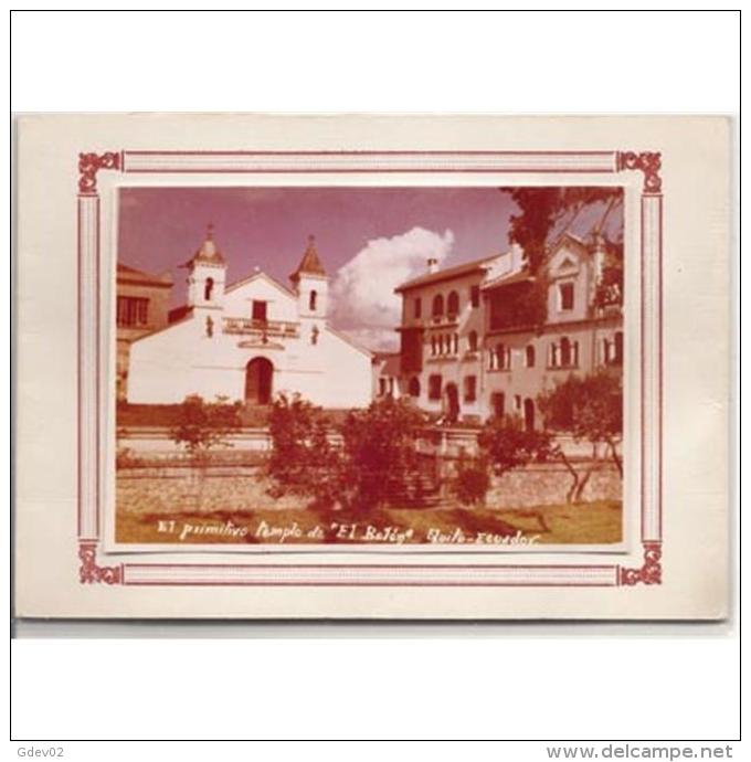 SDMTP0650C-LFTD5331TARSC. TARJETA POSTAL DE ECUADOR.Iglesia Antigua De QUITO Y OTRAS CONTRUCCIONES. - Ecuador