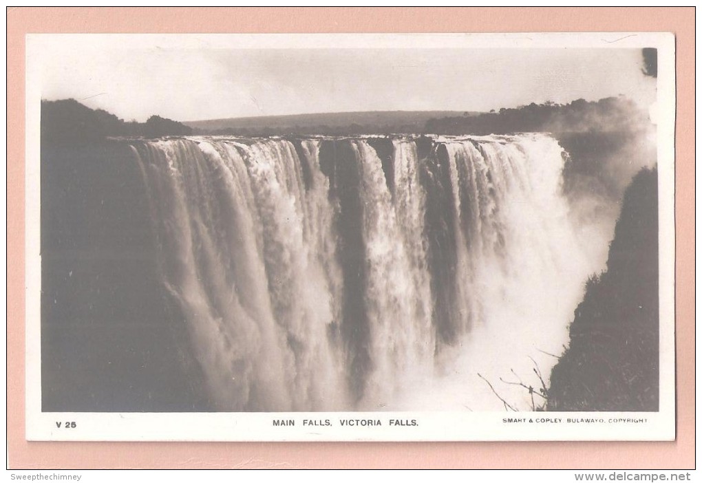 Rhodesia POSTCARD WITH A NICE BACK + VICTORIA FALLS  Zimbabwe  UNUSED - Zimbabwe