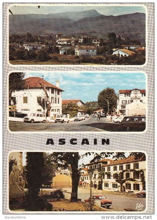 64 - ASCAIN - Multi-vues. (voitures Renault 4l) - Ascain