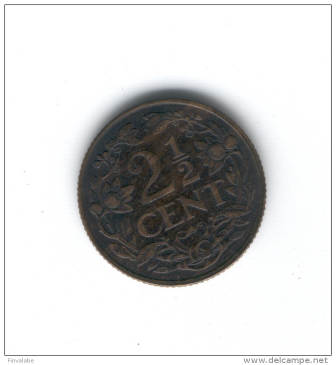 KONINGRIJK DER NEDERLANDEN Pays Bas 2 1/2 CENT 2,5 Cents 2,5 Centimes 1916 - 2.5 Cent