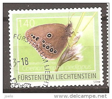 LIECHTENSTEIN 2010 BUTTERFLY - Used Stamps