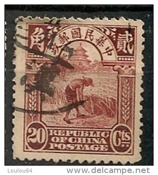 Timbres - Asie - Chine - 1923 -1933 - 20 Cents  - - 1912-1949 République