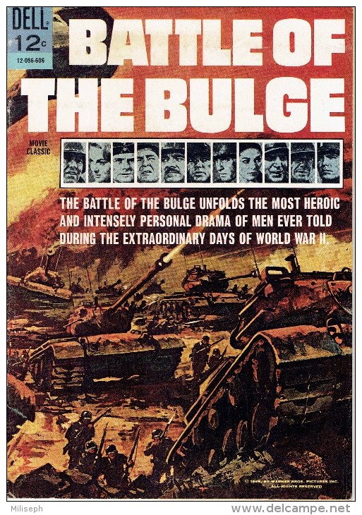 BD - BATTLE OF THE BULGE 1944 - ( LA BATAILLE DES ARDENNES ) - By WARNER BROS . PICTURES INC . 1966 -   (3741 - Guerra 1939-45