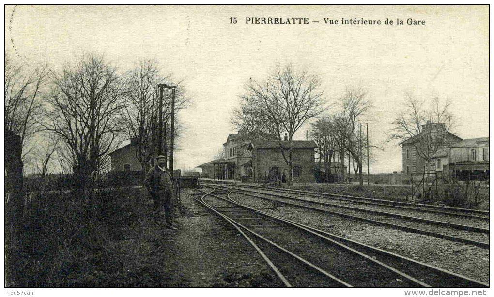 PIERRELATTE - DRÔME  (26) - PEU COURANTE CPA DE 1915. - Autres & Non Classés