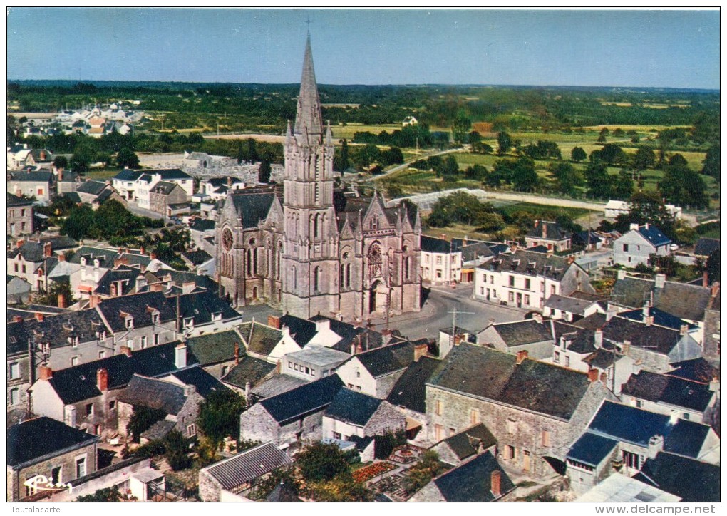 CPSM 44 MISSILLAC VUE AERIENNE L EGLISE   Grand Format 15 X 10,5 - Missillac