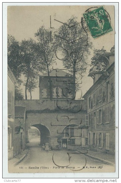 Senlis (60) :  La Porte De Meaux En 1912 (animé) PF . - Sainte-Geneviève