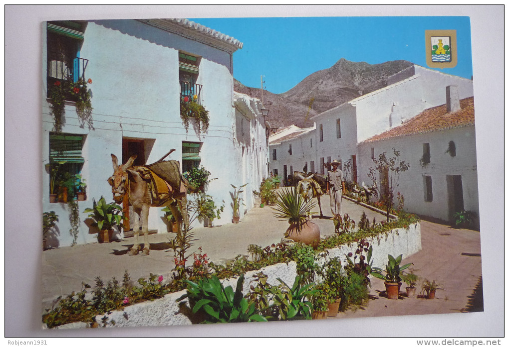 Espagne - Andalucia - Benalmadena ( Costa Del Sol ) Rue Typique De Comillas (timbre Philatelique(2 Scann) - Sonstige & Ohne Zuordnung