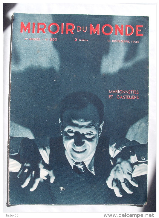 LE MIROIR DU MONDE:1934:MARIONNETTES.EPOPEE COLONIALE.CANARIE.Etc........ - Informations Générales