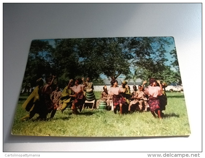 STORIA POSTALE FRANCOBOLLO  COMMEMORATIVO Ghana Ghahu Dancers Costumi - Ghana - Gold Coast