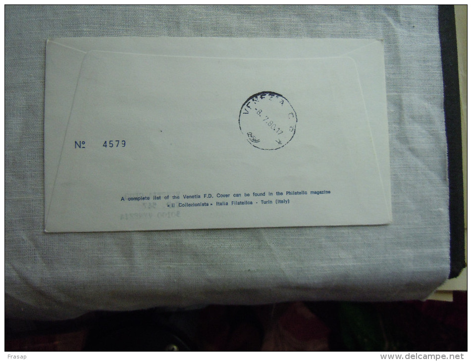 Vatican FDC 1980  VIAGGI DEL PAPA N 3 AIR MAIL - FDC