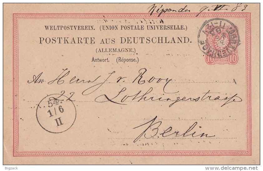 DR GS Mit Holl. Stempel Sgravenhage 31.5.83 Gel. Nach Berlin - Briefe U. Dokumente