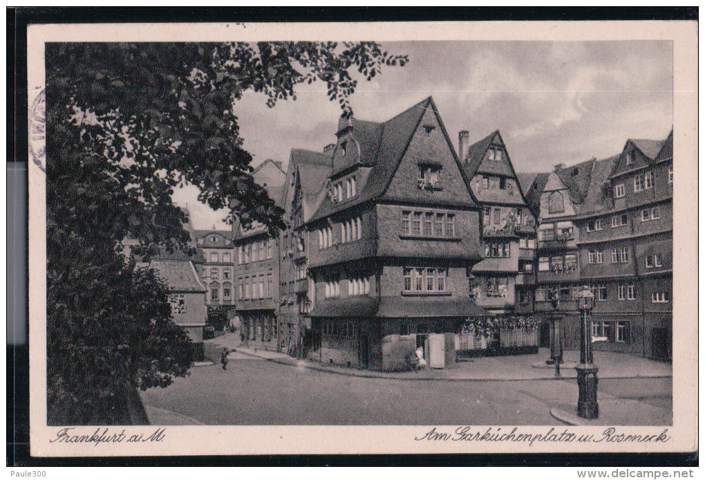 Frankfurt Am Main - Am Garküchenplatz Und Roseneck - Frankfurt A. Main