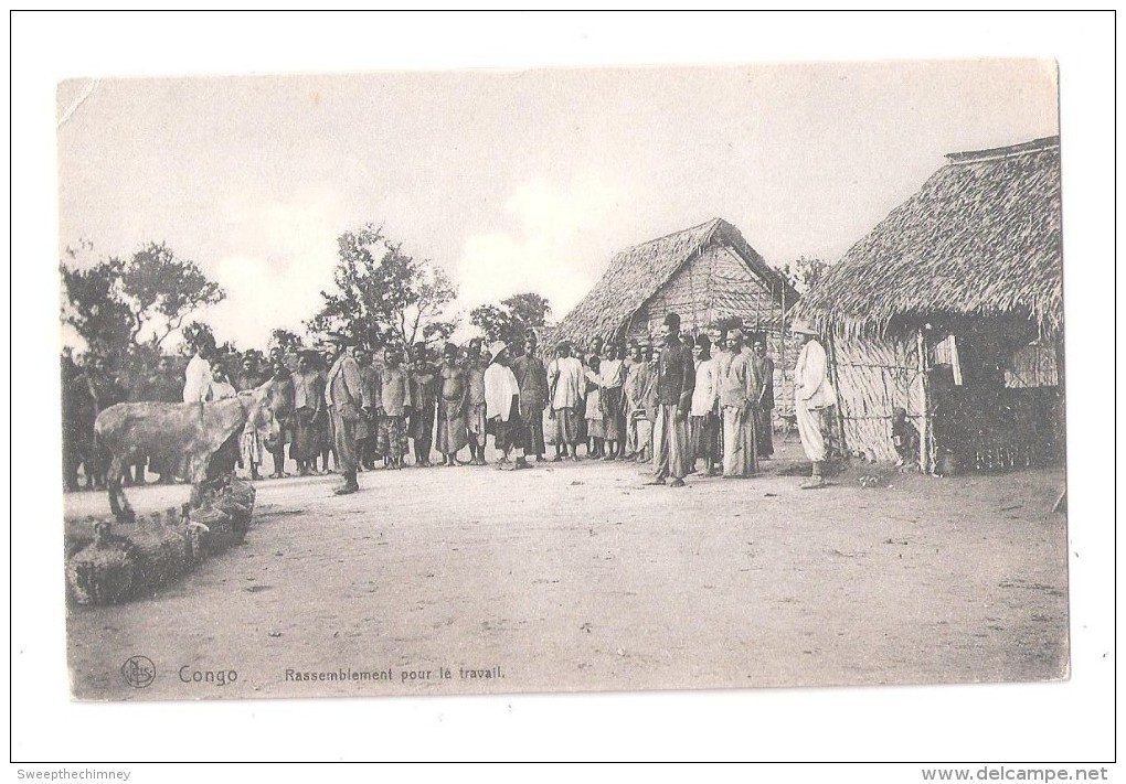 Congo Belge Belgisch Congo Rassemblement Pour Le Travail - Belgian Congo