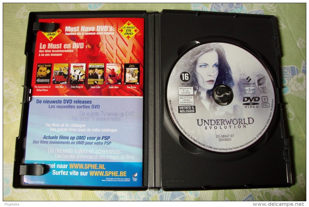 Dvd Zone 2 Underworld Evolution Len Wiseman 2006 Vostfr + Vfr - Sciences-Fictions Et Fantaisie