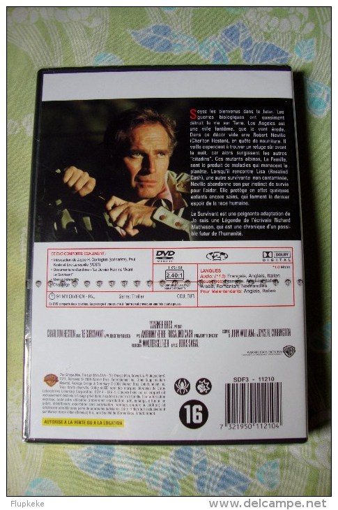 Dvd Zone 2 Le Survivant Omega Man Charlton Heston 1971 Vostfr + Vfr - Sciences-Fictions Et Fantaisie