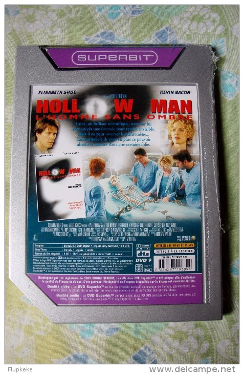 Dvd Zone 2 Hollow Man L'Homme Sans Ombre Paul Verhoeven 2000 Vostfr + Vfr Edition Superbit - Science-Fiction & Fantasy