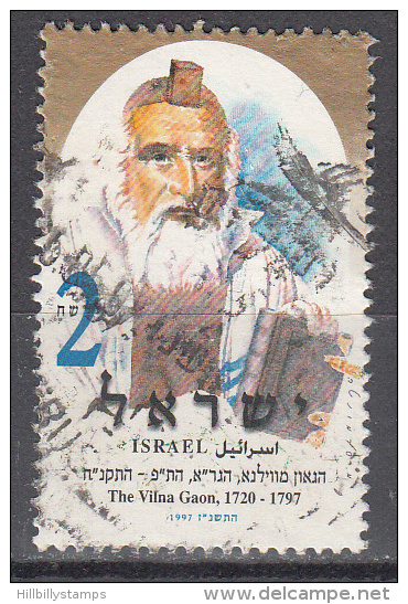 Israel    Scott No.  1304    Used    Year  1997 - Used Stamps (without Tabs)