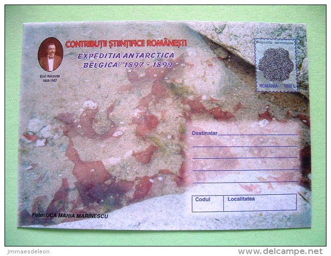 Romania 1999 Unused Pre Paid Enveloppe - Emil Racovita - Expedition Antarctica "BELGICA" 1897-1899 - Belgicella Racov... - Covers & Documents