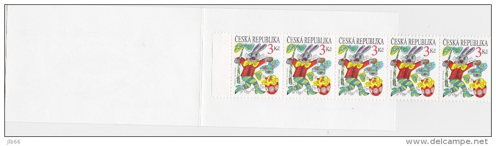 Carnet De 5 Timbres YT C 135 Paques 1997 Lapin / Booklet Michel MH 0-39 Easter Rabbit Osterhase - Nuevos