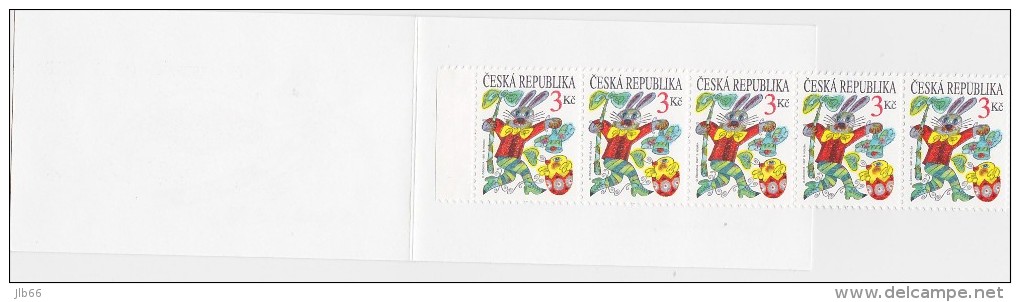 Carnet De 5 Timbres YT C 135 Paques 1997 Lapin / Booklet Michel MH 0-39 Easter Rabbit Osterhase - Ongebruikt