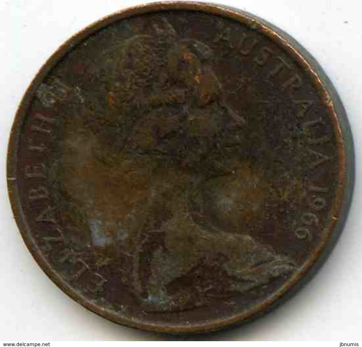 Australie Australia 2 Cents 1966 KM 63 - 2 Cents