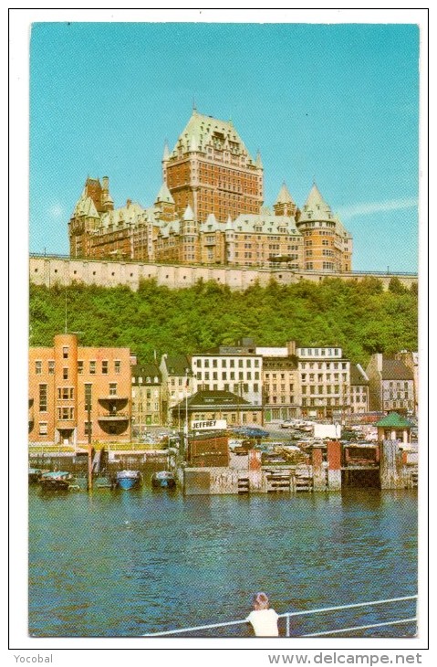 CP, CANADA, QUEBEC, Le Château Frontenac..., Voyagé En 1967 - Québec - Château Frontenac