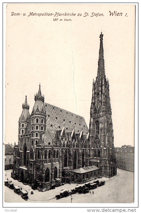 CP, AUTRICHE, VIENNE, Dom-u. Metropolitan-Pfarrkirche Zu St-Stefan., Vierge - Stephansplatz