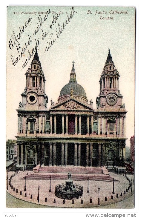 CP, ANGLETERRE, LONDON, St. Paul's Cathédral, Voyagé - St. Paul's Cathedral