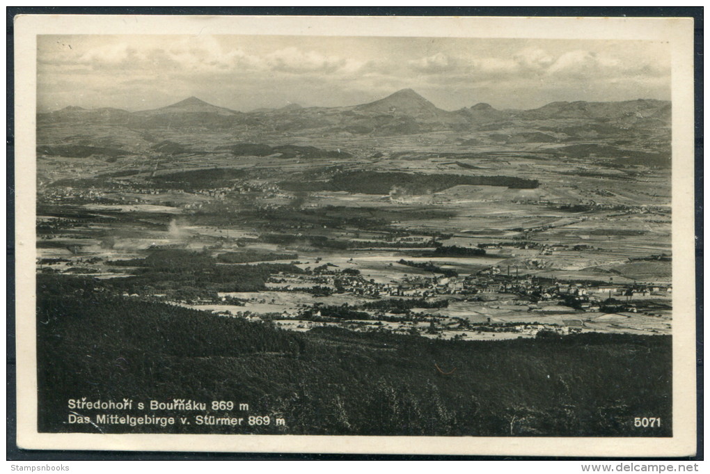 1931 Turist Club Chata Na Bourn-ku Obdor Duchcov Postcard - Covers & Documents