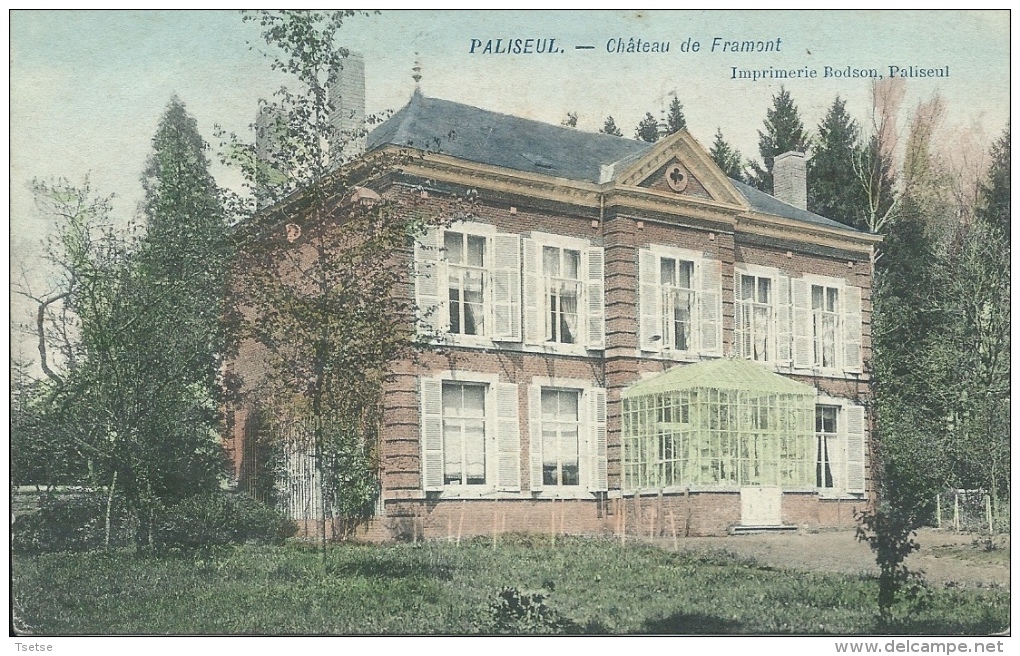 Paliseul - Château De Framont - Jolie Carte Couleur ( Voir Verso ) - Paliseul